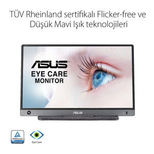 ASUS ZENSCREEN MB16AH 15,6 IPS 1920x1080 5MS Micro-HDMI USB-C MAT EKRAN, EYECARE Taşınabilir USB Monitör - Thumbnail