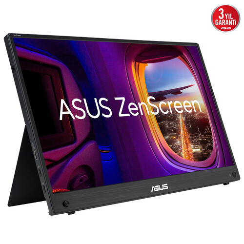 ASUS ZENSCREEN MB16AHG 15,6 IPS 1920x1080 3MS 144HZ Mini-HDMI USB-C MAT EKRAN, EYECARE Taşınabilir USB Monitör