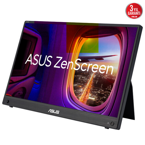 ASUS ZENSCREEN MB16AHG 15,6 IPS 1920x1080 3MS 144HZ Mini-HDMI USB-C MAT EKRAN, EYECARE Taşınabilir USB Monitör