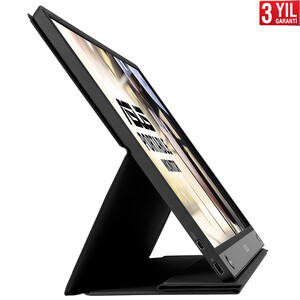 ASUS ZENSCREEN MB16AHP 15,6 IPS 1920x1080 5MS Micro-HDMI USB-C DAHILI BATARYA, USB-C TO A ADAPTOR, EYECARE Taşınabilir USB Monitör - Thumbnail