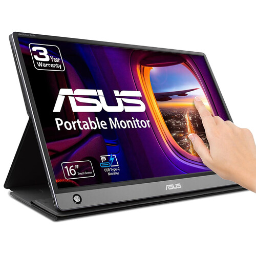 ASUS ZENSCREEN MB16AMT 15,6 TASINABILIR USB MONITOR IPS 1920x1080 5MS USB Type-C