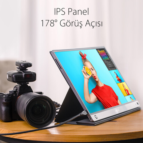 ASUS ZENSCREEN MB16AMT 15,6 TASINABILIR USB MONITOR IPS 1920x1080 5MS USB Type-C