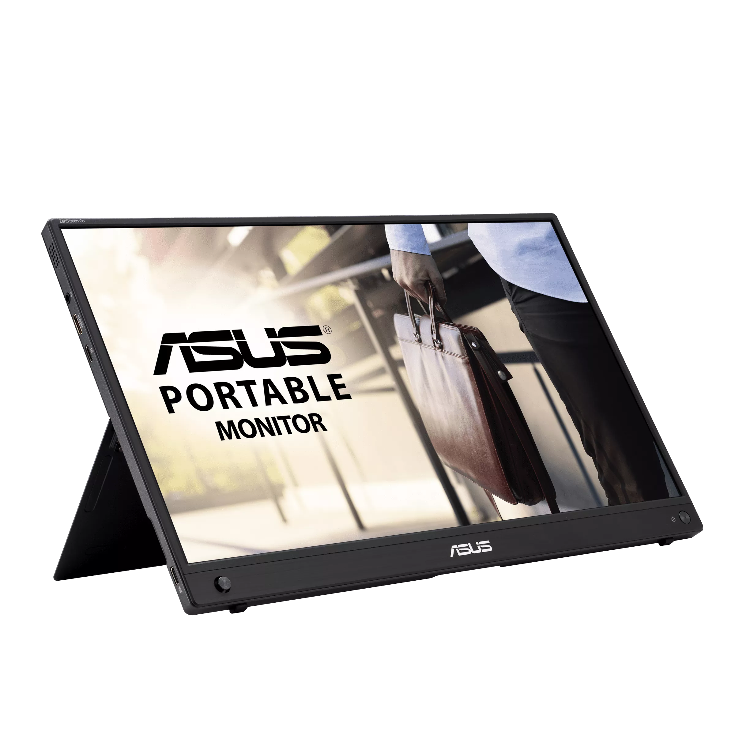 ASUS ZENSCREEN MB16AWP 15,6 IPS 1920x1080 5MS Mini-HDMI USB-C KABLOSUZ BAĞLANTI, DAHILI BATARYA, MAT EKRAN, TRIPOD APARAT, Taşınabilir USB Monitör - Thumbnail