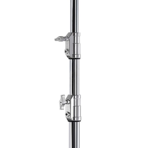Avenger Combo Stand 35 Silver 350cm/138 1035CSin Steel Double Riser