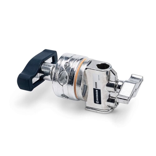 Avenger Grip Head 2.5in Silver w/16mm/ 5/8in Receiver,T-Knob D200