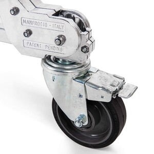 Avenger Strato Safe Crank-Up Stand 2R Hard Wheels, Braked B7040CS-1 - Thumbnail
