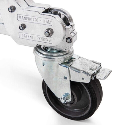 Avenger Strato Safe Crank-Up Stand 2R Hard Wheels, Braked B7040CS-1