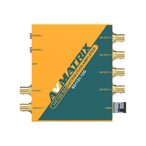 AVMatrix 1x5 12G-SDI Distribution Amplifier