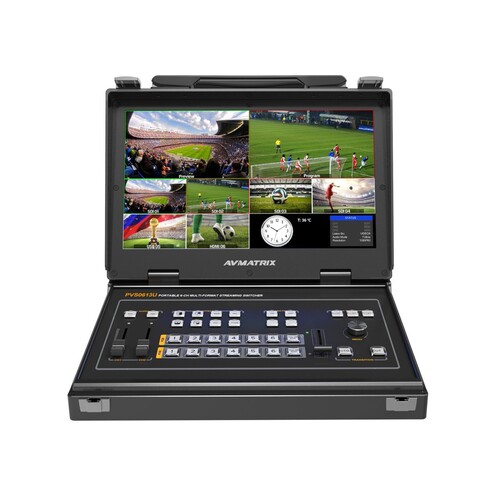 AVMatrix PVS0613U Taşınılabilir 6CH SDI/HDMI Yayın Mikseri