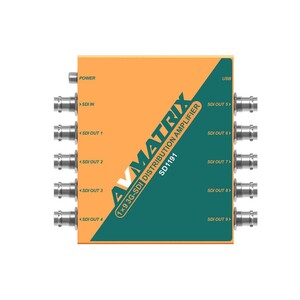 AVMatrix - AVMatrix SD1191 1x9 3G-SDIDistribution Amplifier