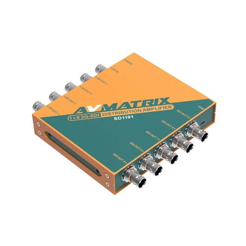 AVMatrix SD1191 1x9 3G-SDIDistribution Amplifier