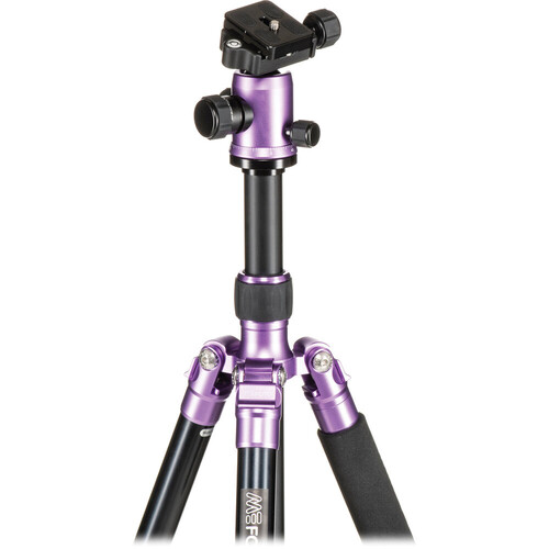 Benro MeFOTO A-1350Q1P RoadTrip Aluminum Travel Tripod Kit (Purple)