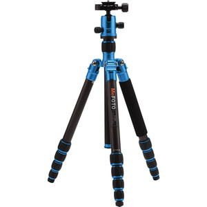 Benro - Benro MeFOTO C1350Q1B RoadTrip Carbon Fiber Travel Tripod Kit(Blue)