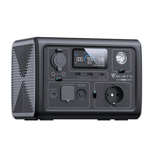 Bluetti EB3A Taşınabilir Güç İstasyonu (600W 268Wh)