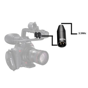 Boya 35C-XLR 3.5mm Stereo to XLR Dönüştürücü - Thumbnail