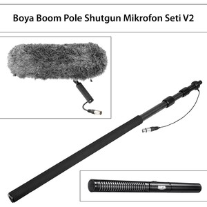 Boya Boom Pole Shotgun Mikrofon Seti V2 - Thumbnail