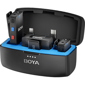 Boya - Boya Boyamic All-in-One Kablosuz İkili Kayıt Yaka Mikrofonu