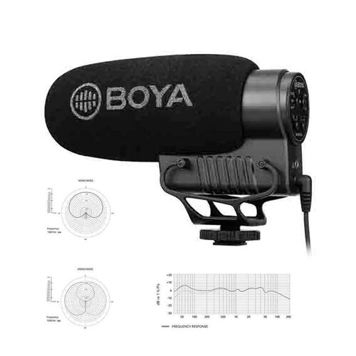 Boya BY-BM3051S Stereo-Mono Shotgun Mikrofon