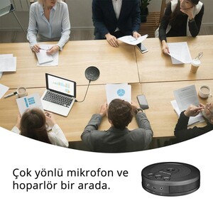 Boya BY-BMM400 Hoparlörlü USB Konferans Mikrofonu - Thumbnail