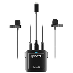 Boya - Boya BY-DM20 Pc Telefon İkili Yaka Mikrofonu Kit