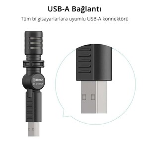 Boya BY-M100UA Kompakt USB Bilgisayar Mikrofonu - Thumbnail