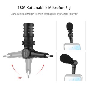 Boya BY-M100UC Kompakt Type-c Telefon Mikrofonu - Thumbnail