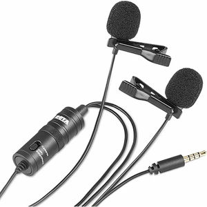 Boya BY-M1DM Çok Yönlü İkili Yaka Mikrofonu - Thumbnail