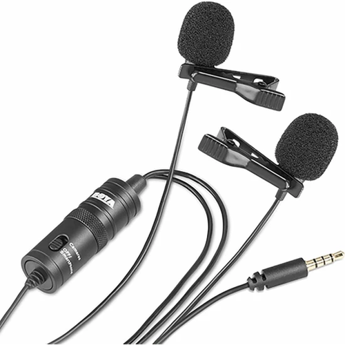 Boya BY-M1DM Çok Yönlü İkili Yaka Mikrofonu