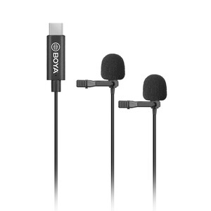 Boya - Boya BY-M3D Type-c Telefon İkili Yaka Mikrofonu
