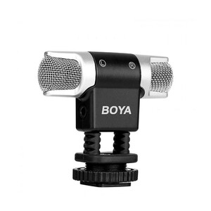 Boya BY-MM3 Çift Kafa Mini Stereo Mikrofon - Thumbnail