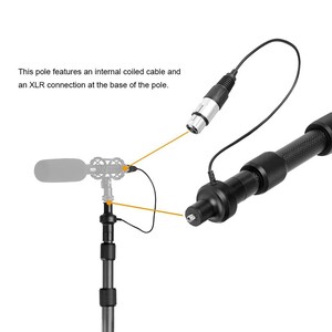 Boya BY-PB25 Karbon Fiber Mikrofon Sopa Boom Pole - Thumbnail