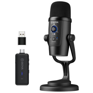 Boya - Boya BY-PM500W Kablolu - Kablosuz USB Condenser Mikrofon