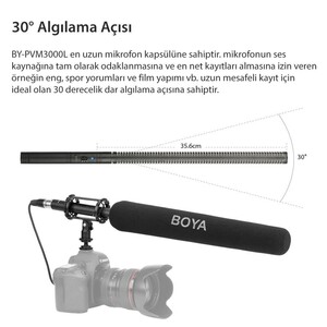 Boya BY-PVM3000L Modüler Shotgun Mikrofon - Thumbnail