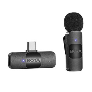 Boya - Boya BY-V10 Ultra Kompakt Android Kablosuz Mikrofon (Type-C) (1)
