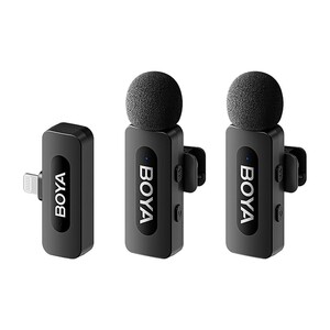Boya - Boya BY-V2 Wireless İkili Yaka Mikrofonu Lightning (Yeni versiyon)