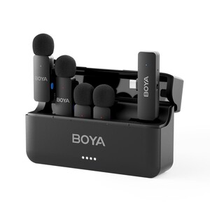 Boya - Boya BY-V4U 4 Kişilik Şarj Kutulu Kablosuz Mikrofon Seti - Type-C