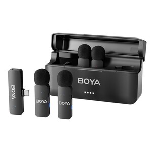 Boya - Boya BY-V4U 4 Kişilik Şarj Kutulu Kablosuz Mikrofon Seti - Type-C (1)