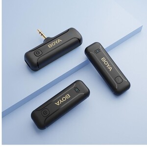 Boya BY-WM3T2-M2 3.5mm İkili Kablosuz Mikrofon - Thumbnail