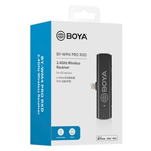 Boya BY-WM4 Pro RXD Mikrofon Alıcısı Lightning - Thumbnail