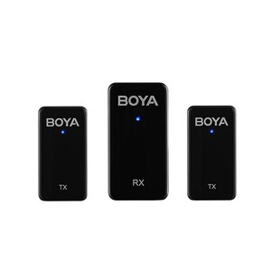 BOYA - Boya BY-WMic5-M2 Ultra Kompakt Çift Kanallı Kablosuz İkili Yaka Mikrofonu