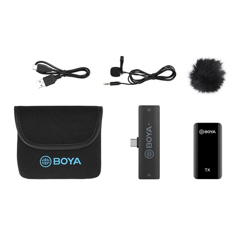 Boya BY-XM6-S5 Kablosuz Yaka Mikrofonu - Type-C