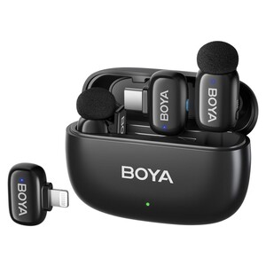 Boya - BOYA Mini Wireless Yaka Mikrofonu - Siyah