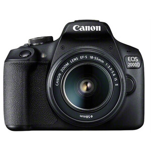 Canon - Canon 2000D 18-55mm IS II Lensli Kit Fotoğraf Makinesi