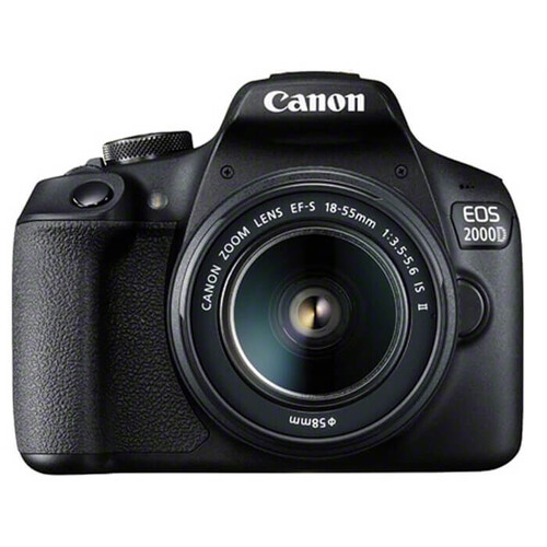 Canon 2000D 18-55mm IS II Lensli Kit Fotoğraf Makinesi