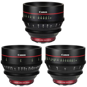 Canon 3'lü Cine Lens Promosyon Kiti - Thumbnail