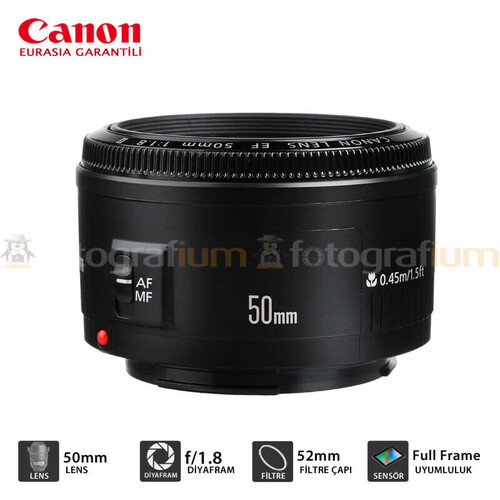 Canon 50mm 1.8 II Lens Fiyatı