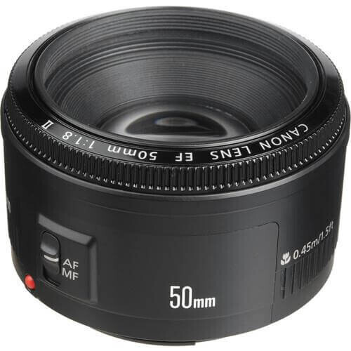 Canon 50mm 1.8 II Lens