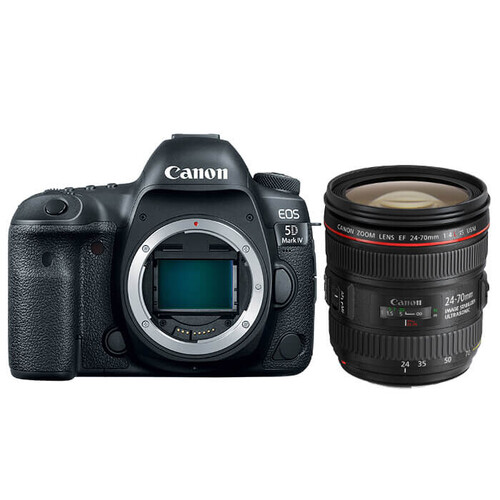 Canon 5D Mark IV 24-70mm f/4L IS USM Lens DSLR Fotoğraf Makinesi