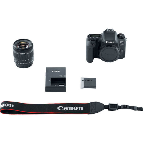 Canon 77D 18-55mm IS STM DSLR Fotoğraf Makinesi