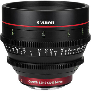 Canon - Canon CN-E 24mm T1.5 L F Cine Lens